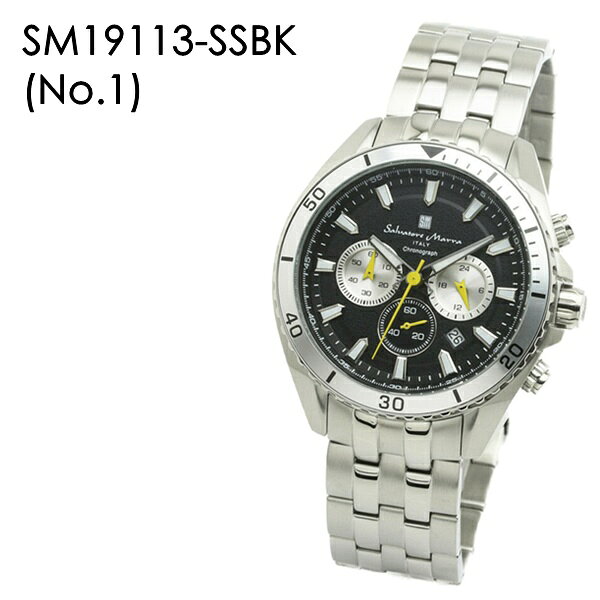 【選べる5モデル】【国内正規品】サルバトーレマーラ 腕時計 手表 メンズ クロノグラフ 10気圧防水 レザー シルバー ステンレス SM19113 誕生日プレゼント クリスマス プレゼント ランキング お祝い