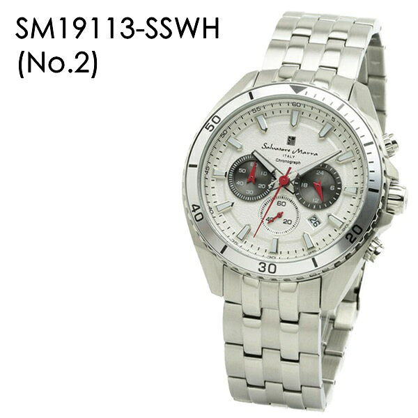 【選べる5モデル】【国内正規品】サルバトーレマーラ 腕時計 手表 メンズ クロノグラフ 10気圧防水 レザー シルバー ステンレス SM19113 誕生日プレゼント クリスマス プレゼント ランキング お祝い