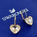 特典つき スワロフスキー ハート ピアス おしゃれ レディース ブランド 紙袋 ショッパー アクセサリーケース 付き SWAROVSKI 誕生日プレゼント 女性 結婚記念日 プレゼント 妻 嫁 彼女 母 女友達 お呼ばれ 結婚式 記念日 サプライズ 内祝い 母の日 お祝い