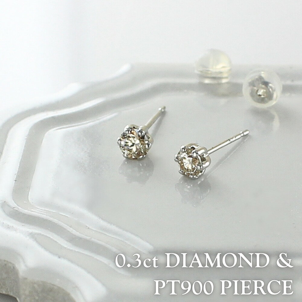 Platinum - プラチナ ピアス レディース 両耳 ダイヤモンド スタッドピアス シンプル 小ぶり 小さい 上品 かわいい おしゃれ アクセサリー 彼女 女友達 ギフト 誕生日 記念日 母 妻 女性 成人 卒業 入学