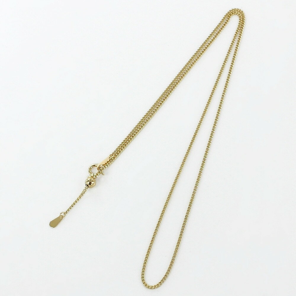 ブランド腕時計 noppleのK18 ネックレス チェーン 18金 ゴールド キヘイ レディース 45cm 1.2mm スライド調整 チェーンのみ シンプル 上品 ジュエリー ペンダント用 プレゼント ギフト 成人 卒業 入学｜アングル3