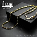 正規品 ショッパー付き 1AR by UNOAERRE 真鍮 アズキチェーン ネックレス メンズ レディース ユニセックス ゴールドカラー シンプル おしゃれ プレゼント ギフト アクセサリー 男性 女性 誕生日 結婚記念日 贈り物 ランキング お祝い