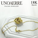 ウノアエレ 18金 ブレスレット K18 18K レディース 母の日 ゴールド 金 イタリア製 チェーンブレスレット おしゃれ シンプル プレゼント 贈り物 女...