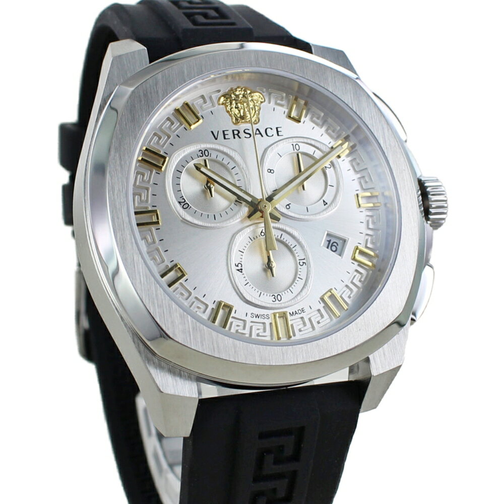 ヴェルサーチェ 腕時計（メンズ） ヴェルサーチ 時計 メンズ ヴェルサーチ 腕時計 おしゃれ シンプル ブラック ラバーベルト ブランド 男性 プレゼント 実用的 ギフト 記念日 誕生日 内祝い 母の日 お祝い