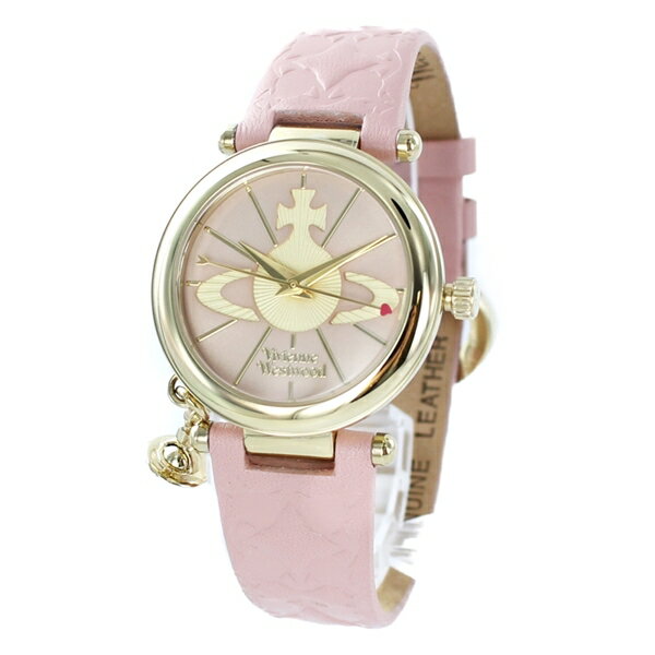 ヴィヴィアンウエストウッド ヴィヴィアン ウエストウッド 時計 レディース 腕時計 オブチャーム ゴールド ピンクレザー VV006PKPK 誕生日プレゼント 内祝い 母の日 お祝い