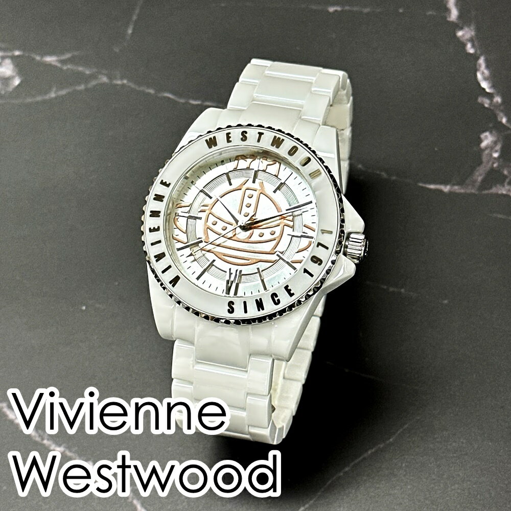 ヴィヴィアンウエストウッド ヴィヴィアンウエストウッド 腕時計 メンズ レディース セラミック ホワイト ブレスレット 時計 10代 20代 30代 誕生日プレゼント おしゃれ ブランド 彼氏 彼女 記念日 ギフト 内祝い 父の日 お祝い