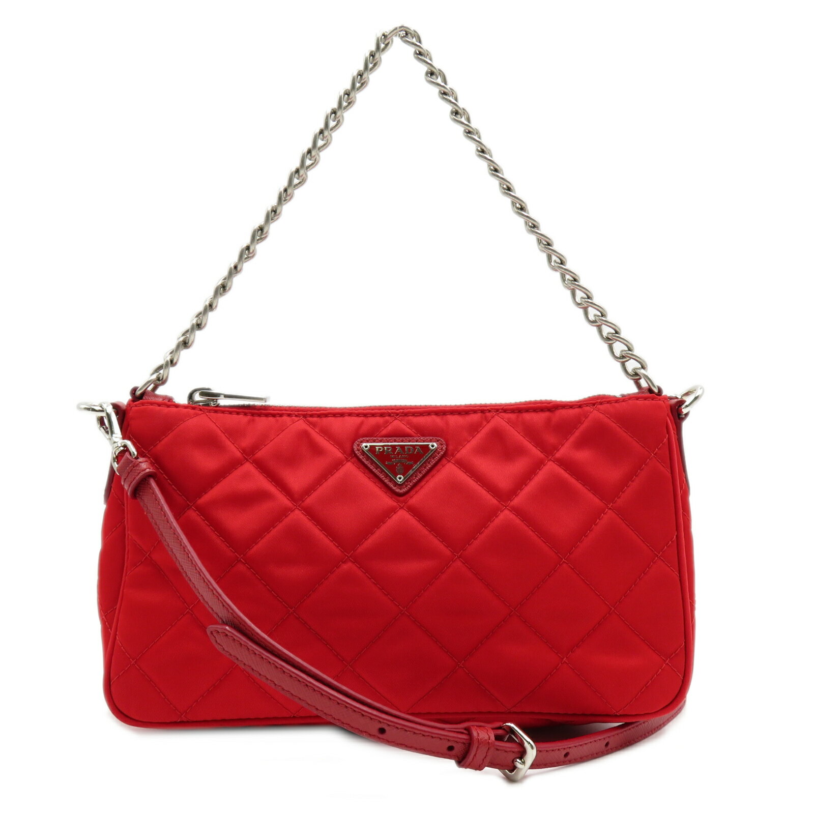 PRADA キルティング レッドバッグ img_2461.jpg