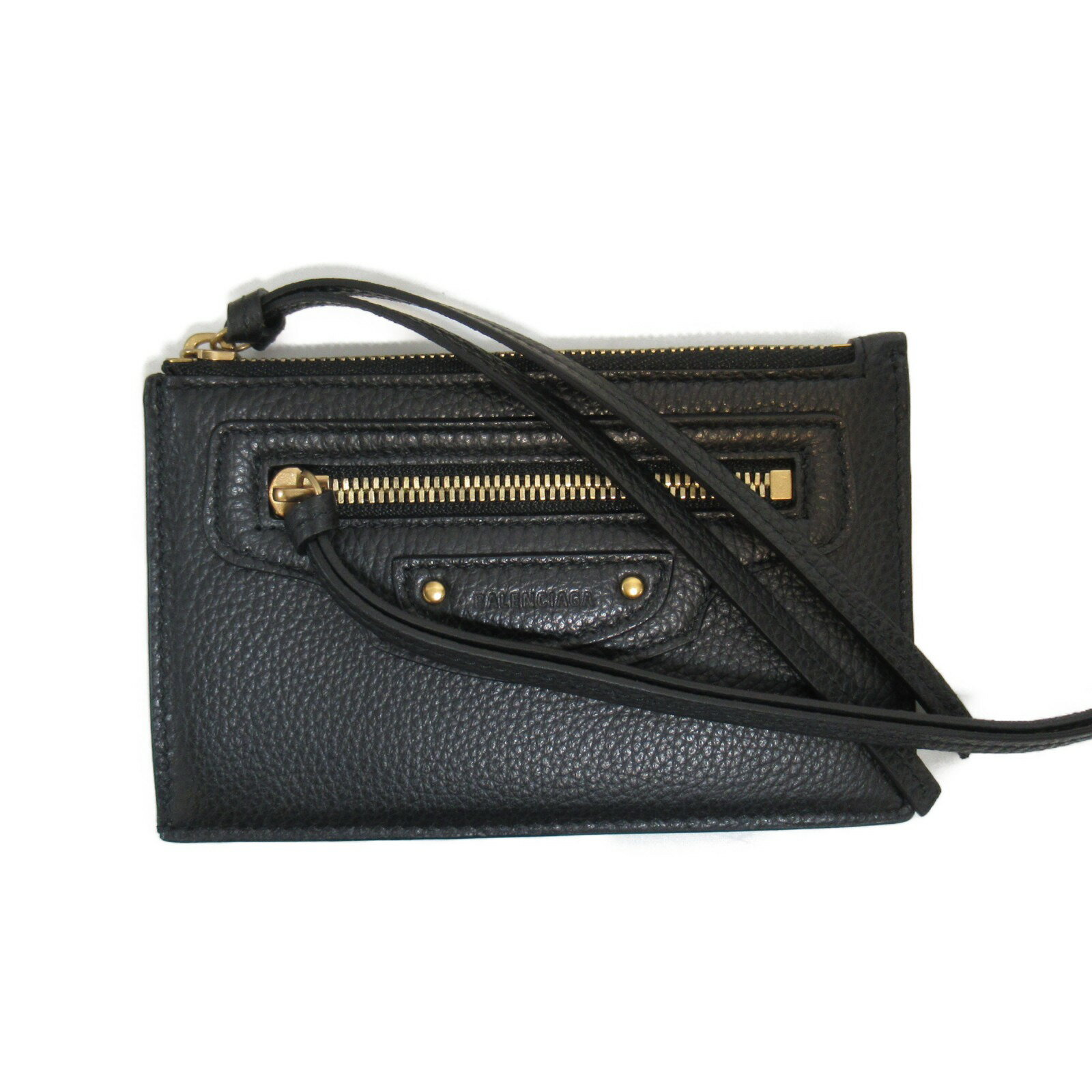 BALENCIAGA ブラック コインケース 巾着袋付き 2101216214712-3.jpg
