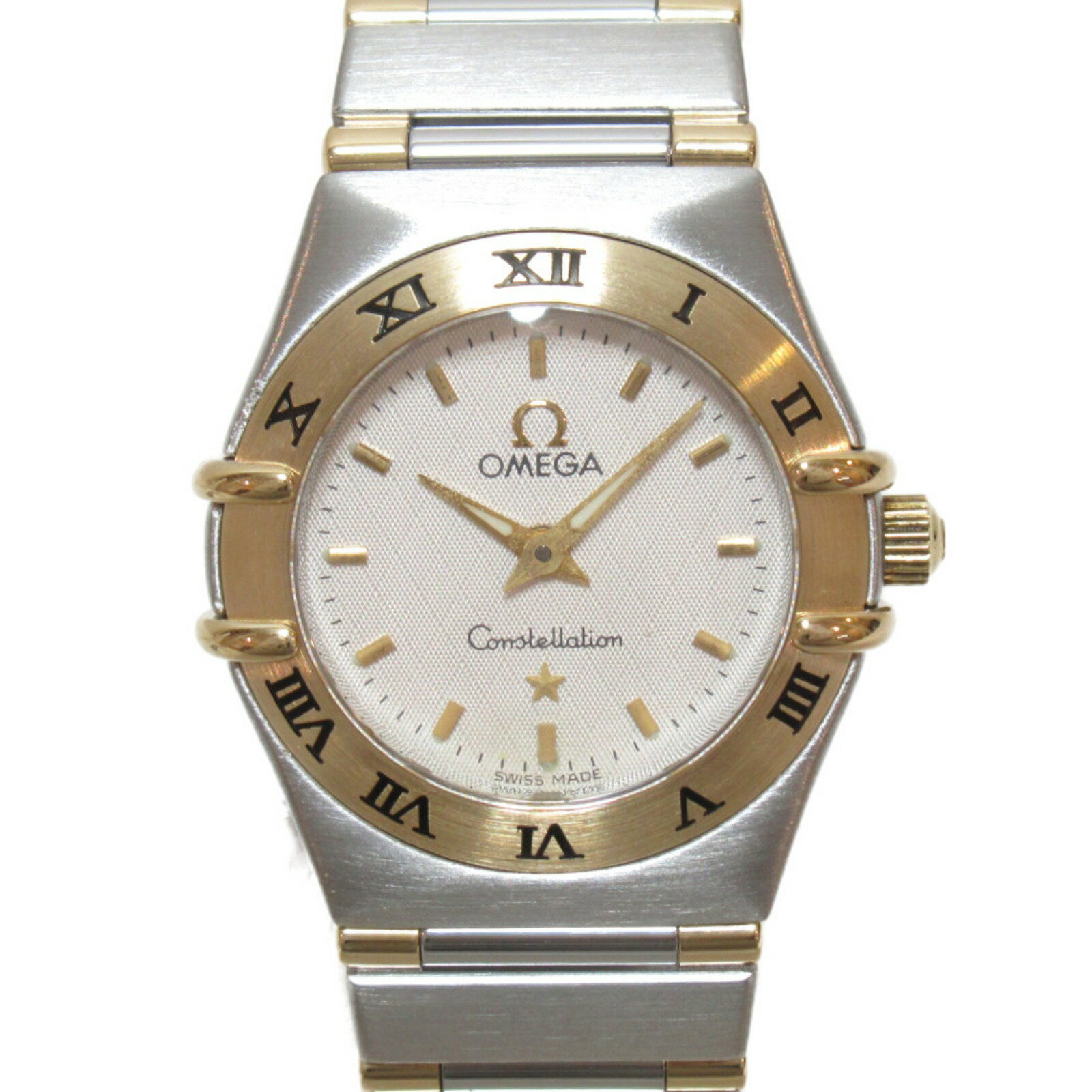 オメガ OMEGA コンステレーション 腕時計 時計 ステンレススチール K18 （イエローゴールド） レディース ホワイト系 ホワイト 【中古】 | ブランド ブランド時計 ブランド腕時計 ウォッチ