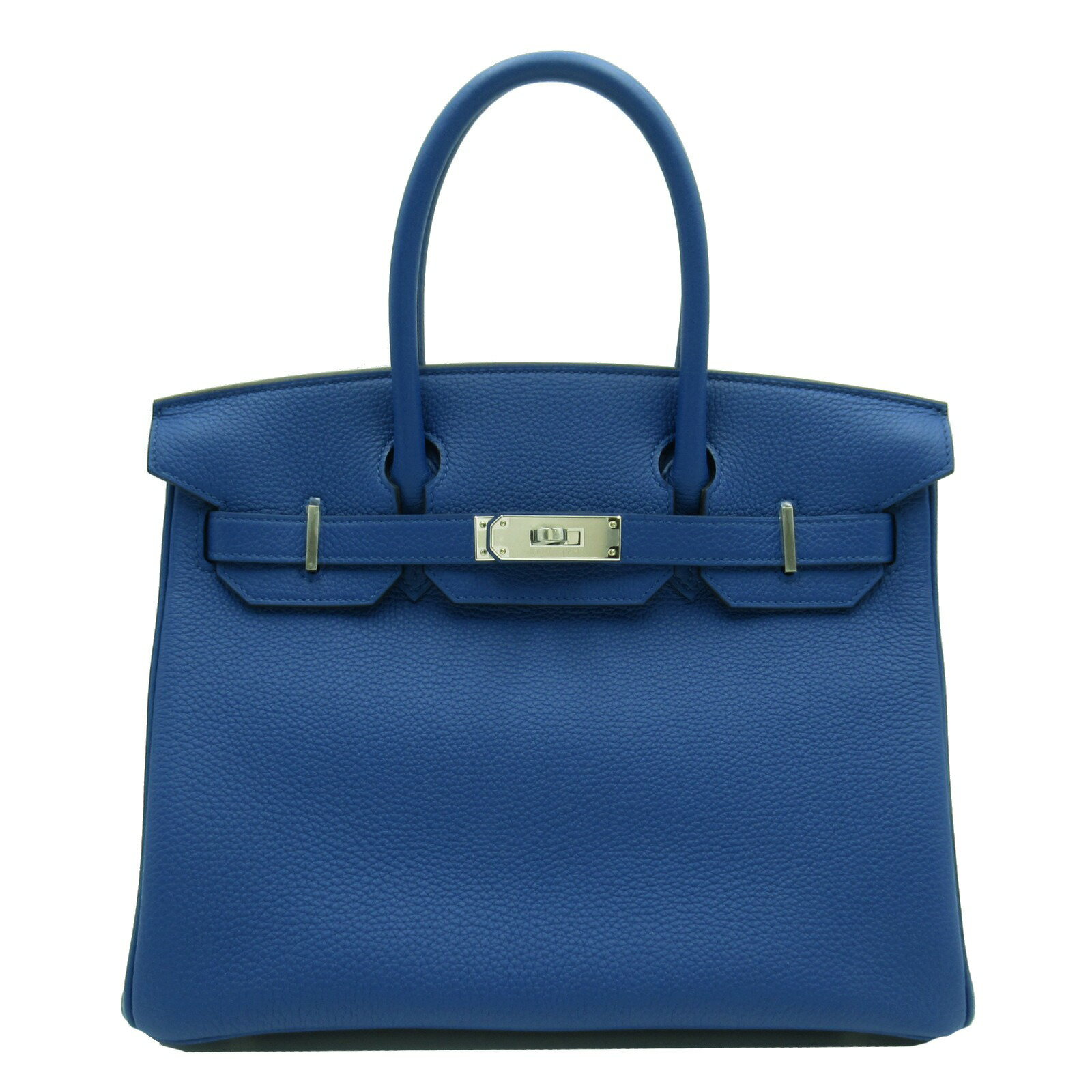 エルメス HERMES バーキン30（シルバー金具） ハンドバッグ バッグ レザー トゴ レディース ブルー系 ブルーフランス 【中古】のサムネイル