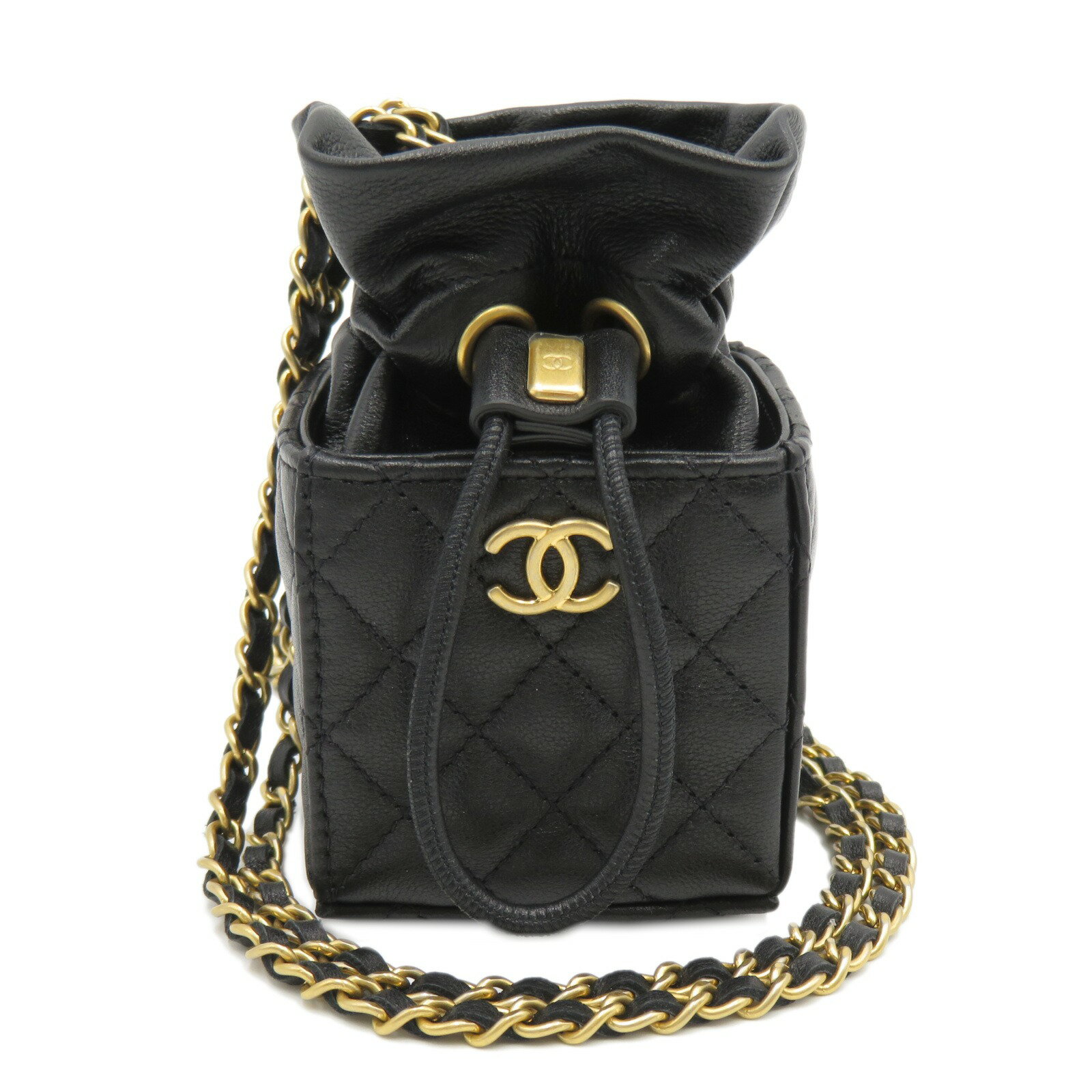 楽天市場】シャネル CHANEL ミニ巾着 チェーンショルダー 楽天市場】シャネル CHANEL ミニ巾着 チェーンショルダー