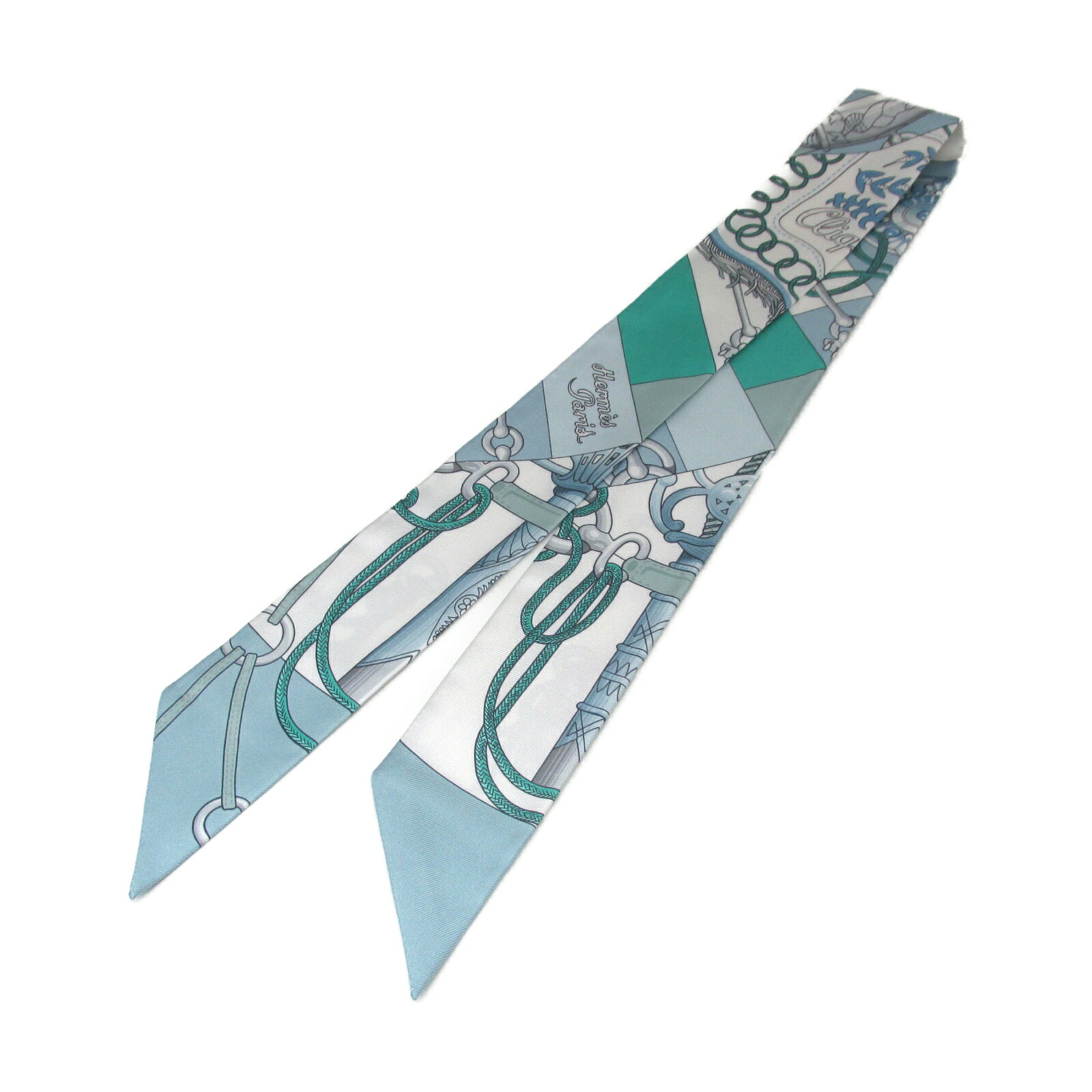 エルメス HERMES トゥイリー ツイリー スカーフ 衣料品 シルク レディース グリーン系 【中古】 | ブランドのサムネイル