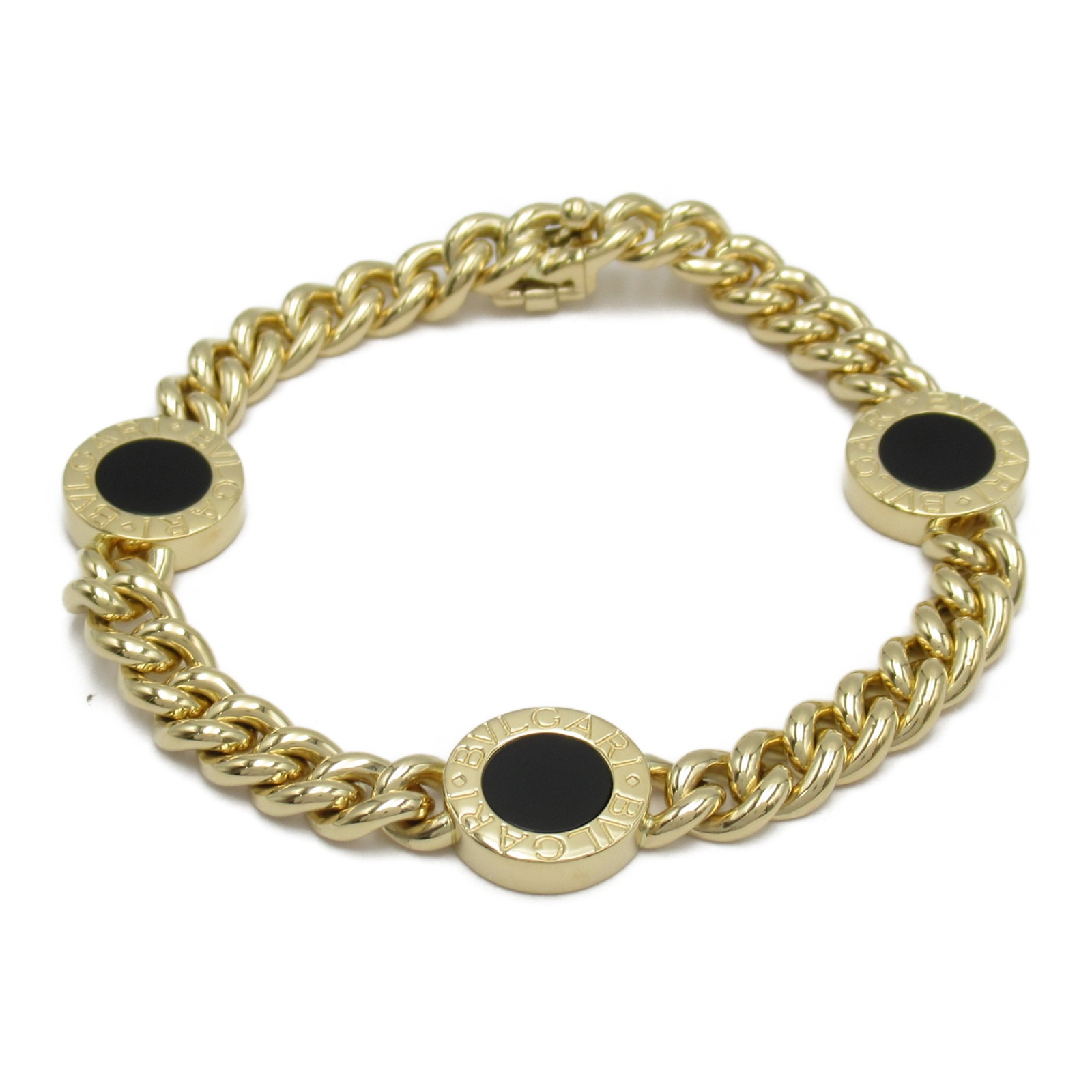 ブルガリ BVLGARI ブルガリブルガリ ブレスレット ブレスレット アクセサリー K18（イエローゴールド） レディース ゴールド系 【中古】のサムネイル