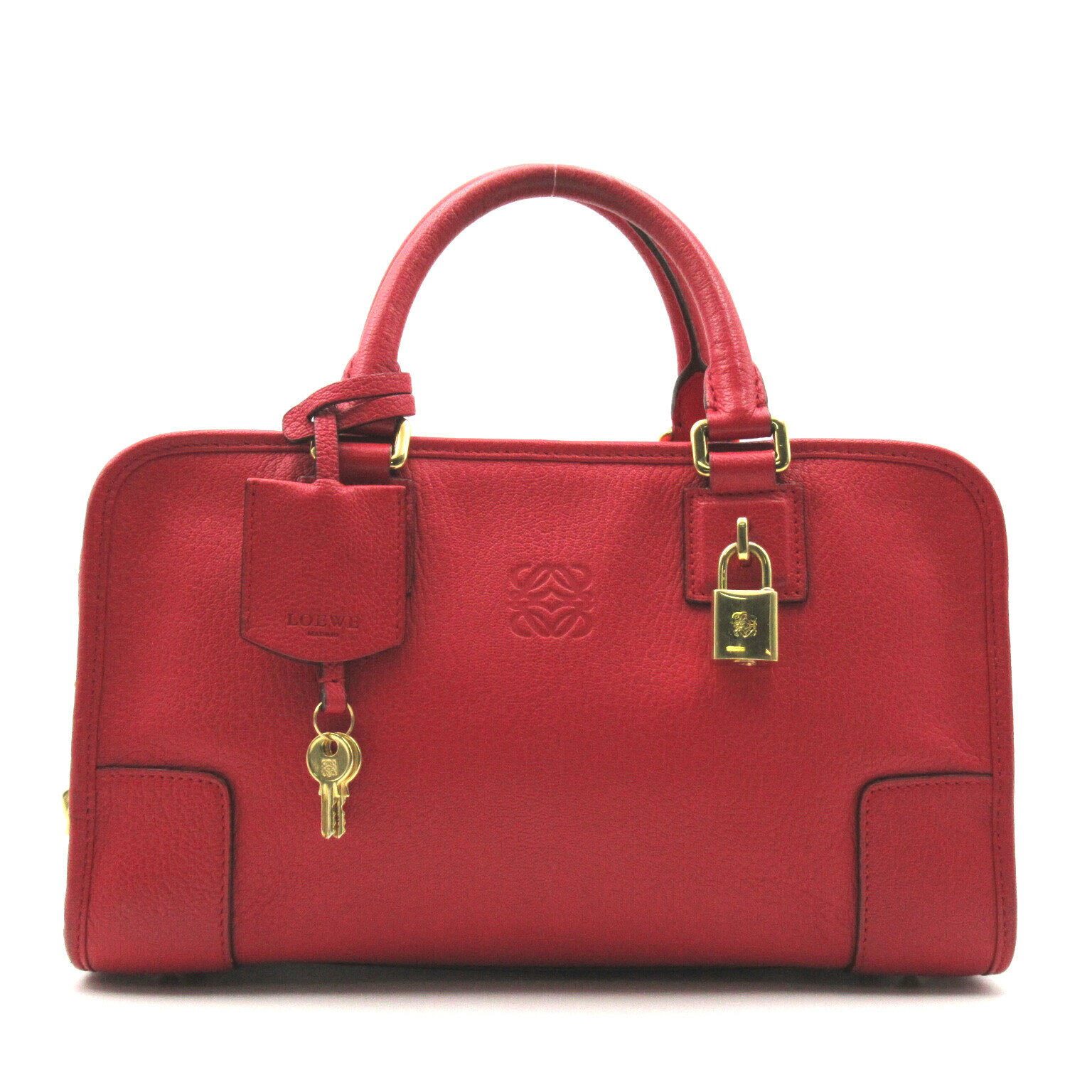 中古品・美品【LOEWE】AMAZONA レザー ロゴ ハンドバッグ 楽天市場】ロエベ LOEWE アマソナ28 ハンドバッグ バッグ レザー
