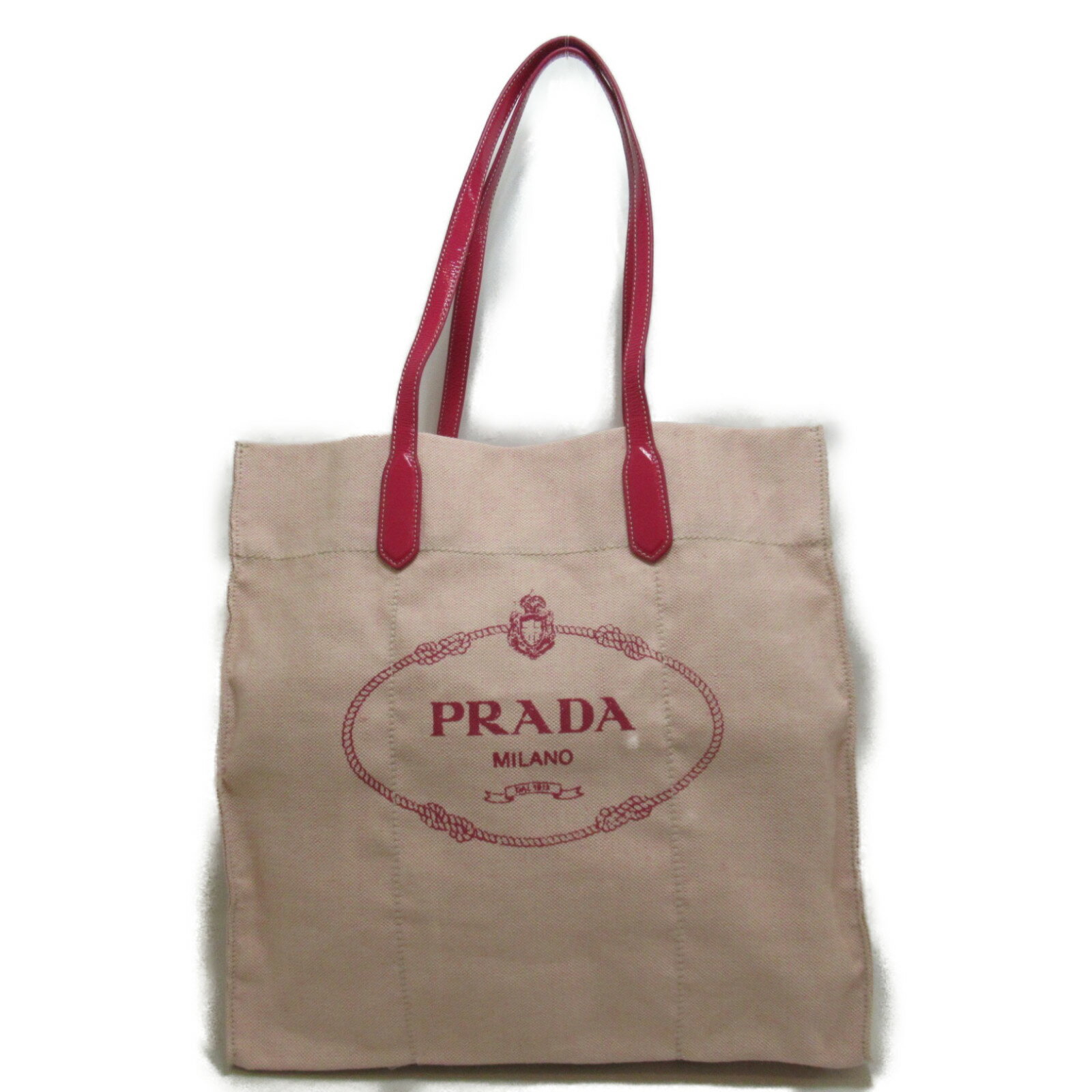 PRADA プラダ トートバッグ キャンパス ピンク 0724-