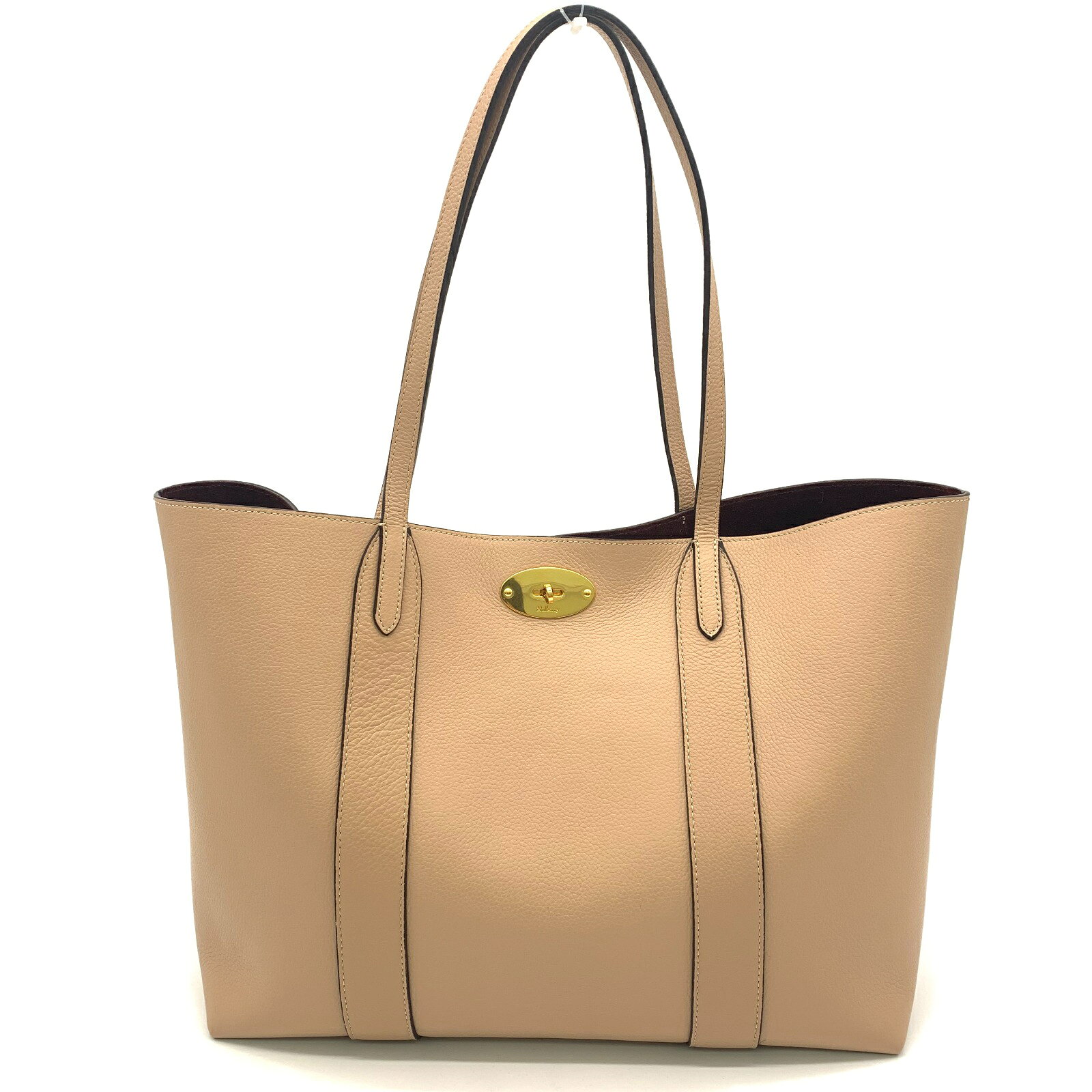 マルベリー MULBERRY ベイズウォータートート トートバッグ バッグ カーフ （牛革） レディース ベージュ系 【中古】 | ブランド ブランドバッグ バック トートバック トートのサムネイル