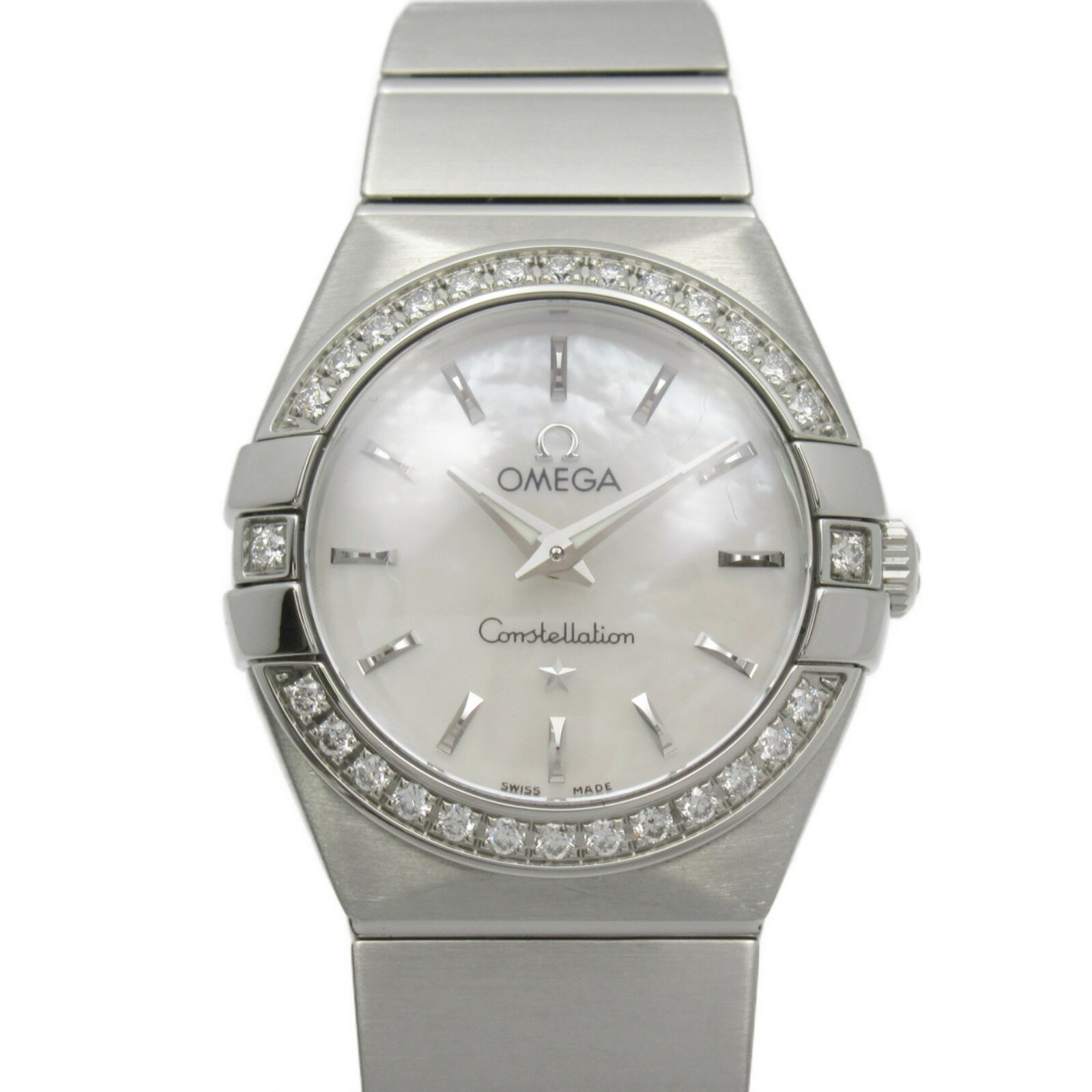オメガ OMEGA コンステレーション 腕時計 時計 ステンレススチール ダイヤモンド レディース ホワイト系 シェル 123.15.24.60.05.001 【中古】 | ブランド ブランド時計 ブランド腕時計 ウォッチ