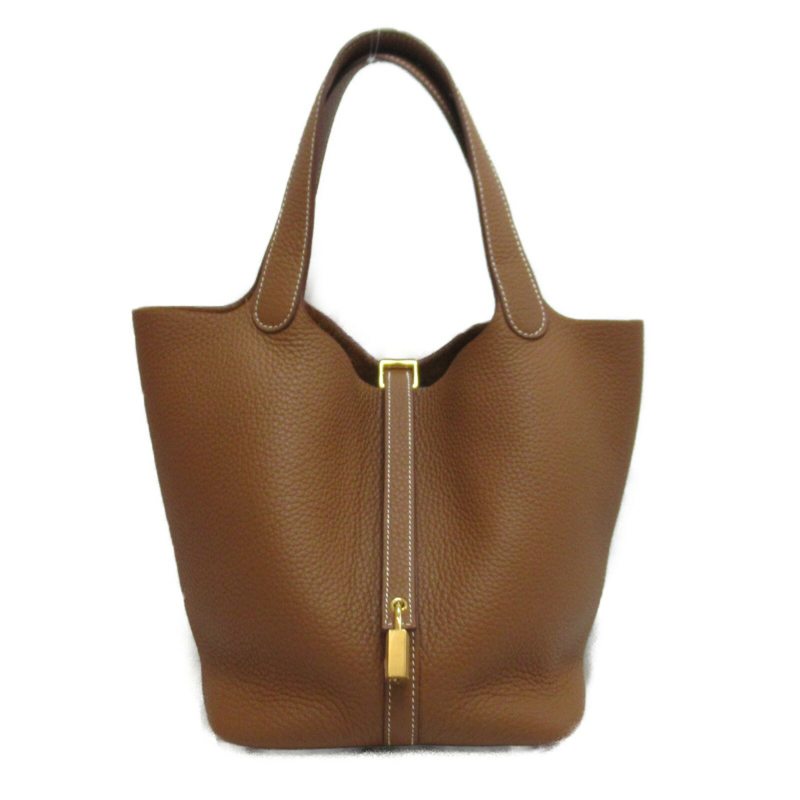 エルメス HERMES ピコタンロックMM トートバッグ バッグ レザー トリヨンクレマンス レディース ブラウン系 【中古】 | ブランド ブランドバッグ バック トートバック トートのサムネイル