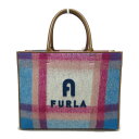 ▼1/24 20時より!最大4万円OFFクーポン＆全品対象ポイント5倍▼ フルラ Furla オポチュニティ L トート バッグ トートバッグ バッグ ウール レディース マルチカラー トニーマシュマロホワイト WB00255BX15041834S 【新品】