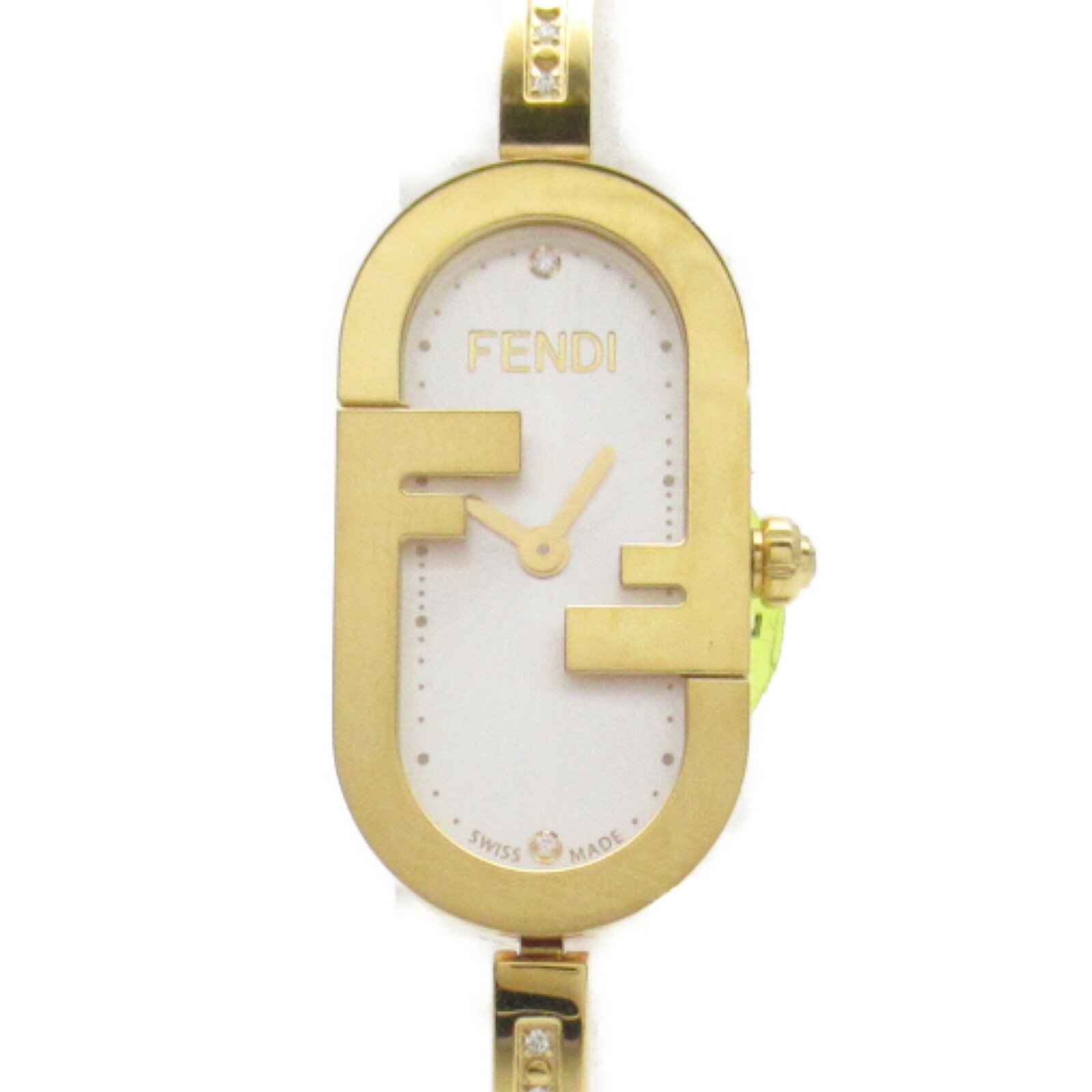 フェンディ FENDI オーロックバーティカル 腕時計 ウォッチ 時計 GP （ゴールドメッキ） レディース シルバー系 FOW965A2YOF0HH3 【中古】 | ブランド ブランド時計 ブランド腕時計のサムネイル