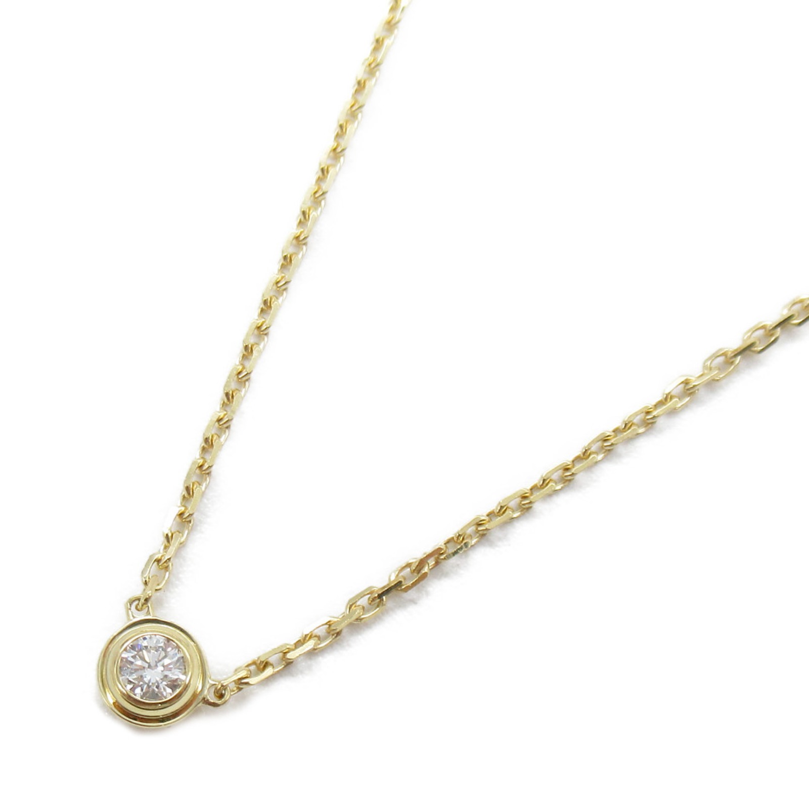 カルティエ CARTIER ディアマン レジェ ドゥ ダムール ネックレス XS ジュエリー K18 （イエローゴールド） ダイヤモンド レディース クリア系 【中古】 | ブランド アクセサリー ペンダントのサムネイル