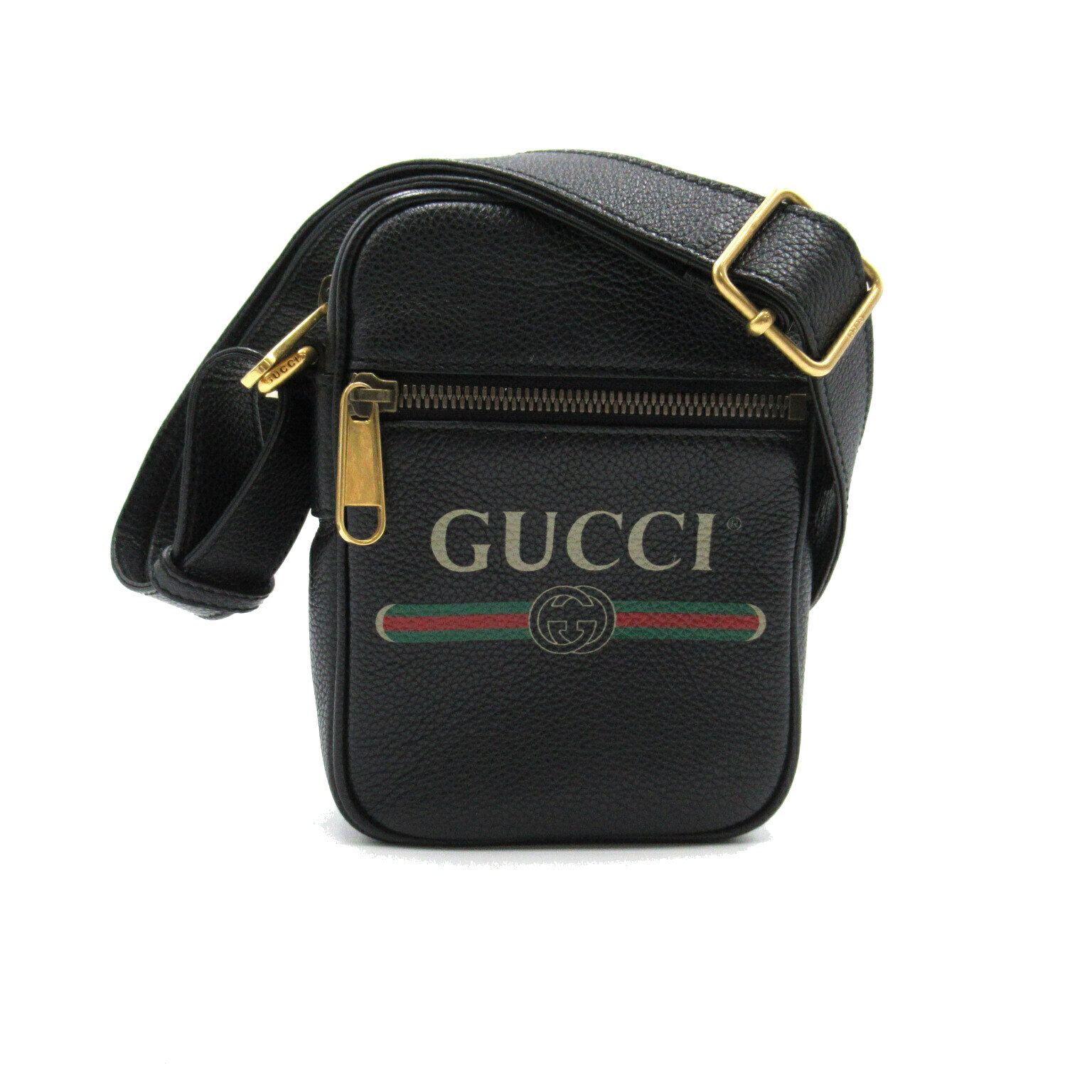 ヴィンテージ☆Gucci グッチ☆ホワイトロゴメッセンジャーバッグ 2107600943008-1.jpg