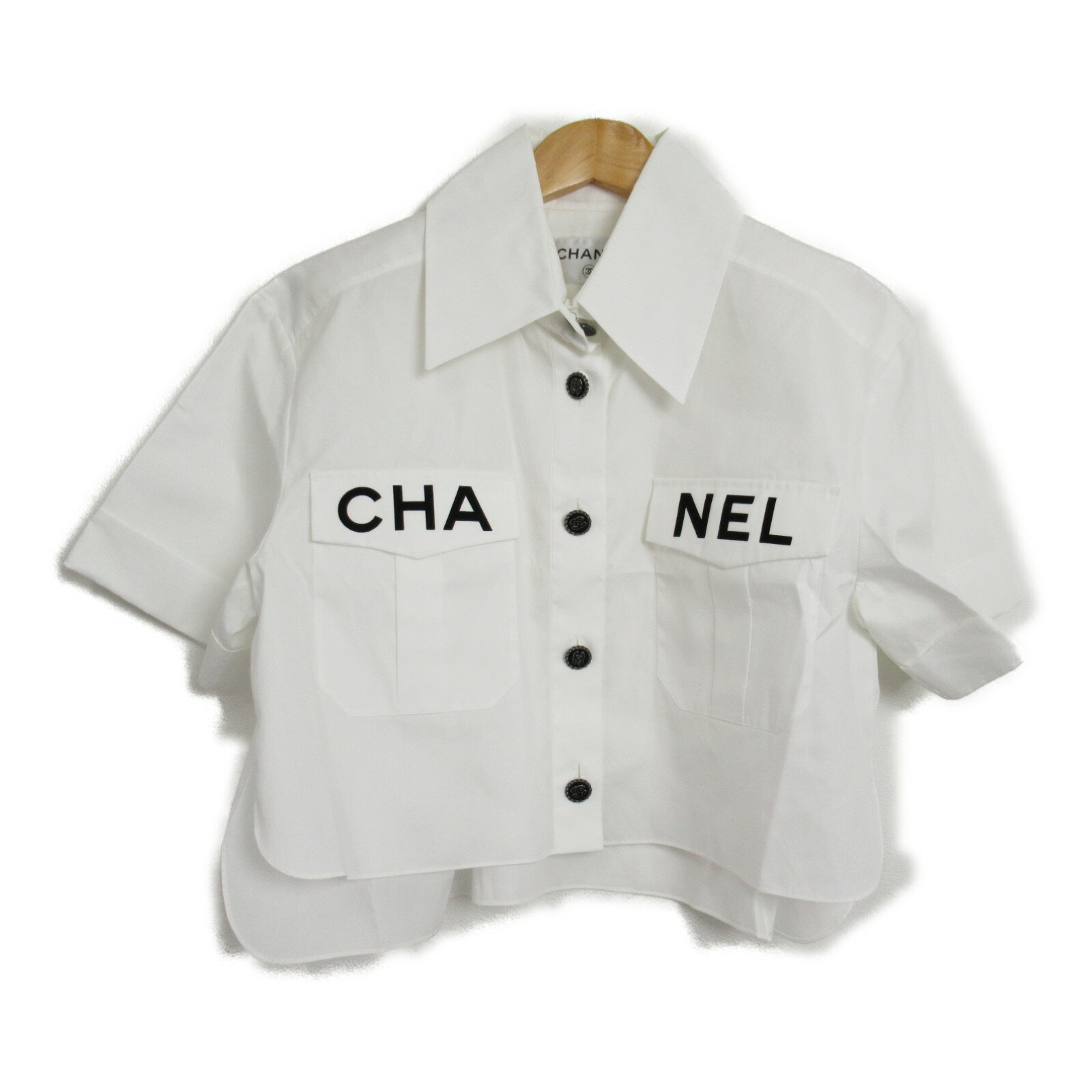 エレガントに上品に♪【CHANEL】半袖シャツ トップス 2104102180627-1.jpg