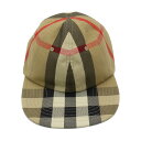 バーバリー BURBERRY キャップ キャップ 帽子 コットン メンズ レディース ベージュ系 8056296S 【新品】