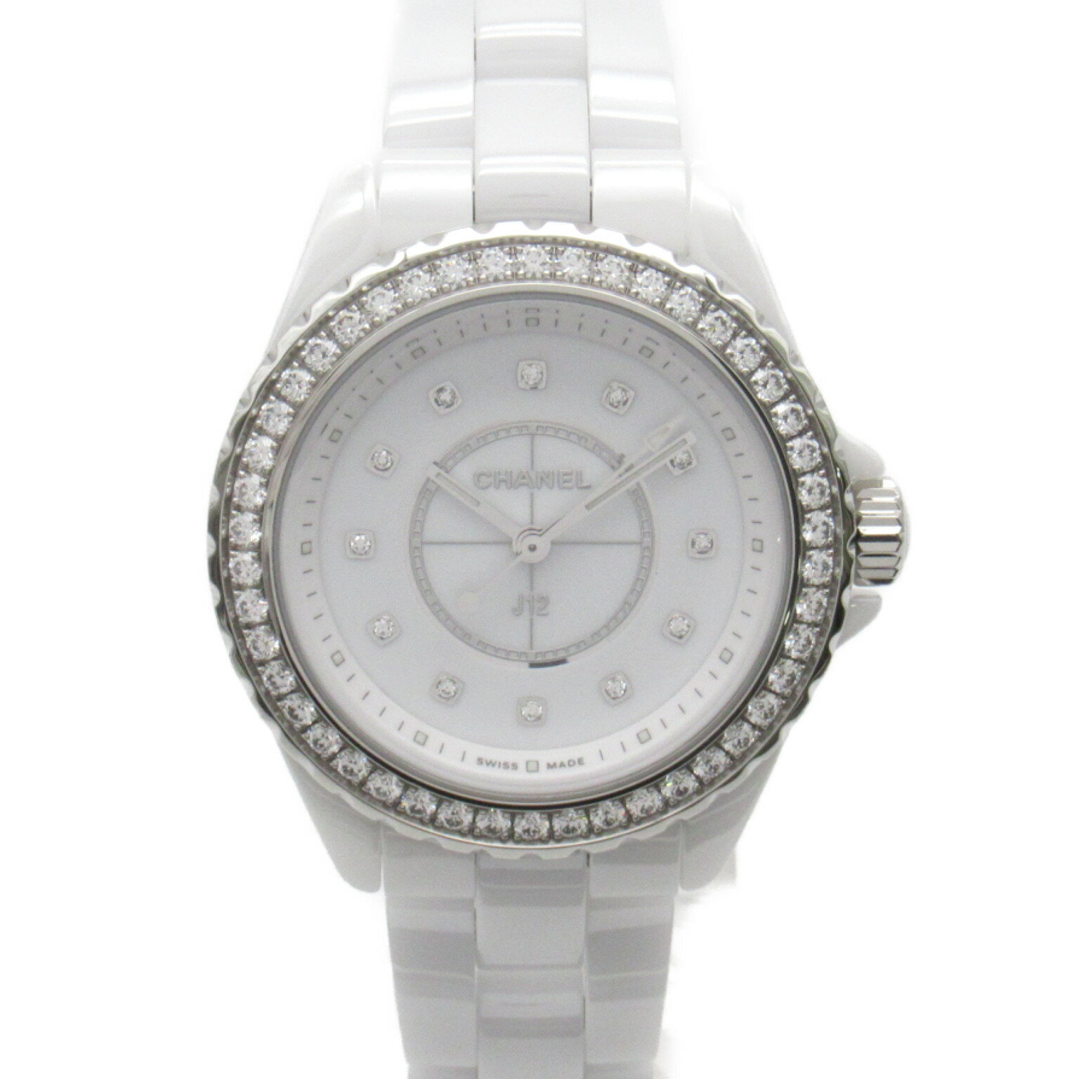 楽天市場】シャネル CHANEL J12 12P/ダイヤベゼル 腕時計 楽天市場】シャネル CHANEL J12 12P/ダイヤベゼル 腕時計