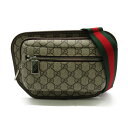 グッチ GUCCI ウエストバッグ ウエストバッグ ボディバッグ バッグ レザー GGスプリーム メンズ ベージュ系 / ブラウン系 760217FACJN976590 【新品】