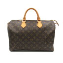 ▼12/25まで!最大4万円OFFクーポン＆全品対象ポイント5倍▼ ルイ・ヴィトン LOUIS VUITTON スピーディ35 ハンドバッグ バッグ PVCコーティングキャンバス モノグラム レディース ブラウン系 M41524 【中古】