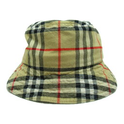 バーバリー BURBERRY バケットハット ハット 帽子 コットン レディース ベージュ系 バーバリーチェック 8075657L 【新品】