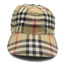 バーバリー BURBERRY ベースボールキャップ キャップ 帽子 コットン メンズ レディース ブラウン系 8075641M 【新品】