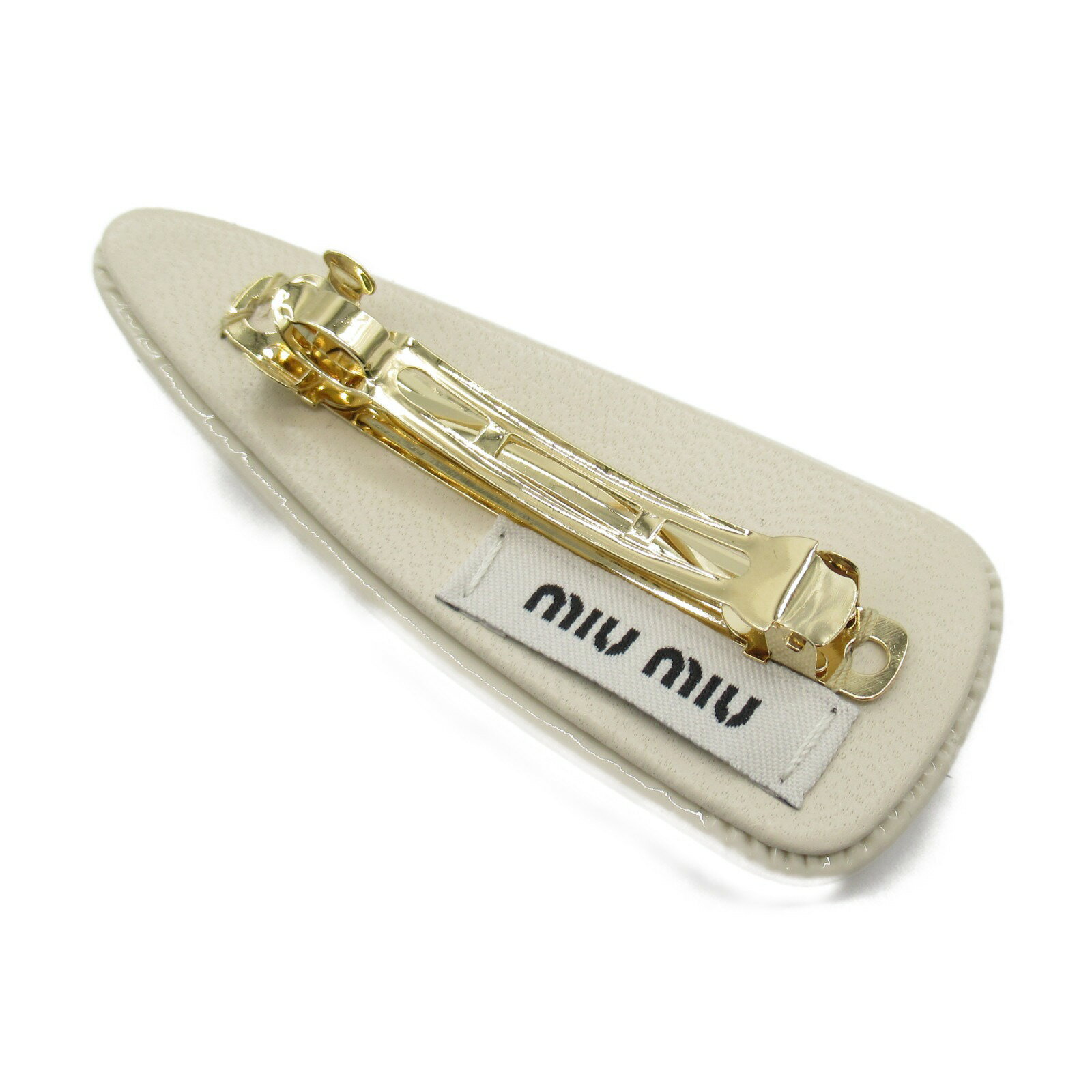 楽天市場】ミュウ ミュウ Miu Miu パテントレザー ヘアクリップ 楽天市場】ミュウ ミュウ Miu Miu パテントレザー ヘアクリップ