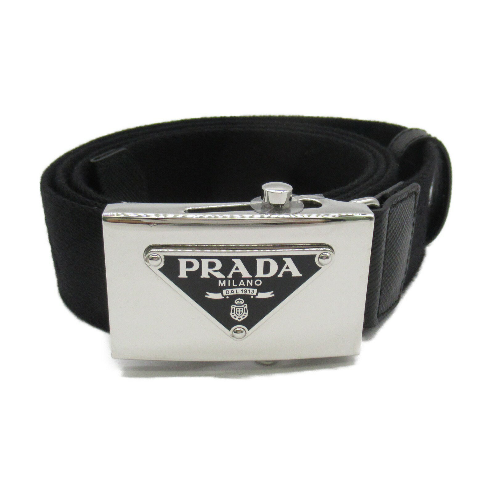 プラダ PRADA ベルト ベルト 衣料品 レザー キャンバス メンズ ブラック系 2CN085ZSLF0002100 