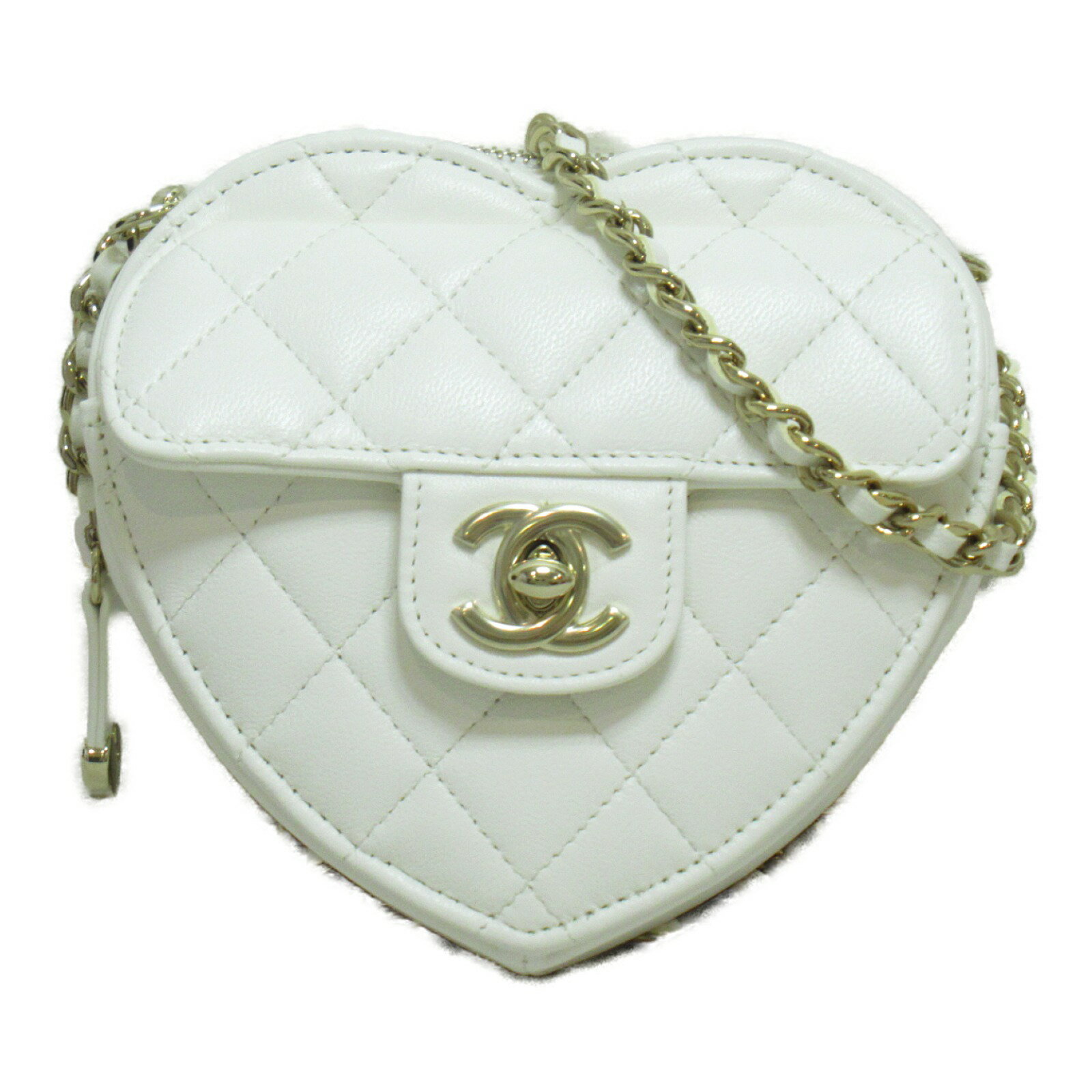 激レア【CHANEL】石鹸型バッグ ショルダーバッグ 楽天市場】シャネル CHANEL ハート型チェーン ショルダー バッグ