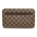 ルイ・ヴィトン LOUIS VUITTON サンルイ セカンドバッグ セカンドバッグ クラッチバッグ バッグ PVCコーティングキャンバス ダミエ メンズ ブラウン系 N51993 【中古】