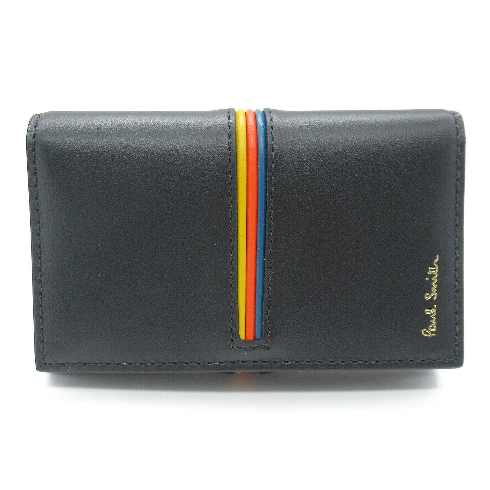 ポールスミス キーケース（メンズ） ポール・スミス Paul Smith 6連キーケース キーケース アクセサリー レザー メンズ ブラック系 1981X79 【新品】