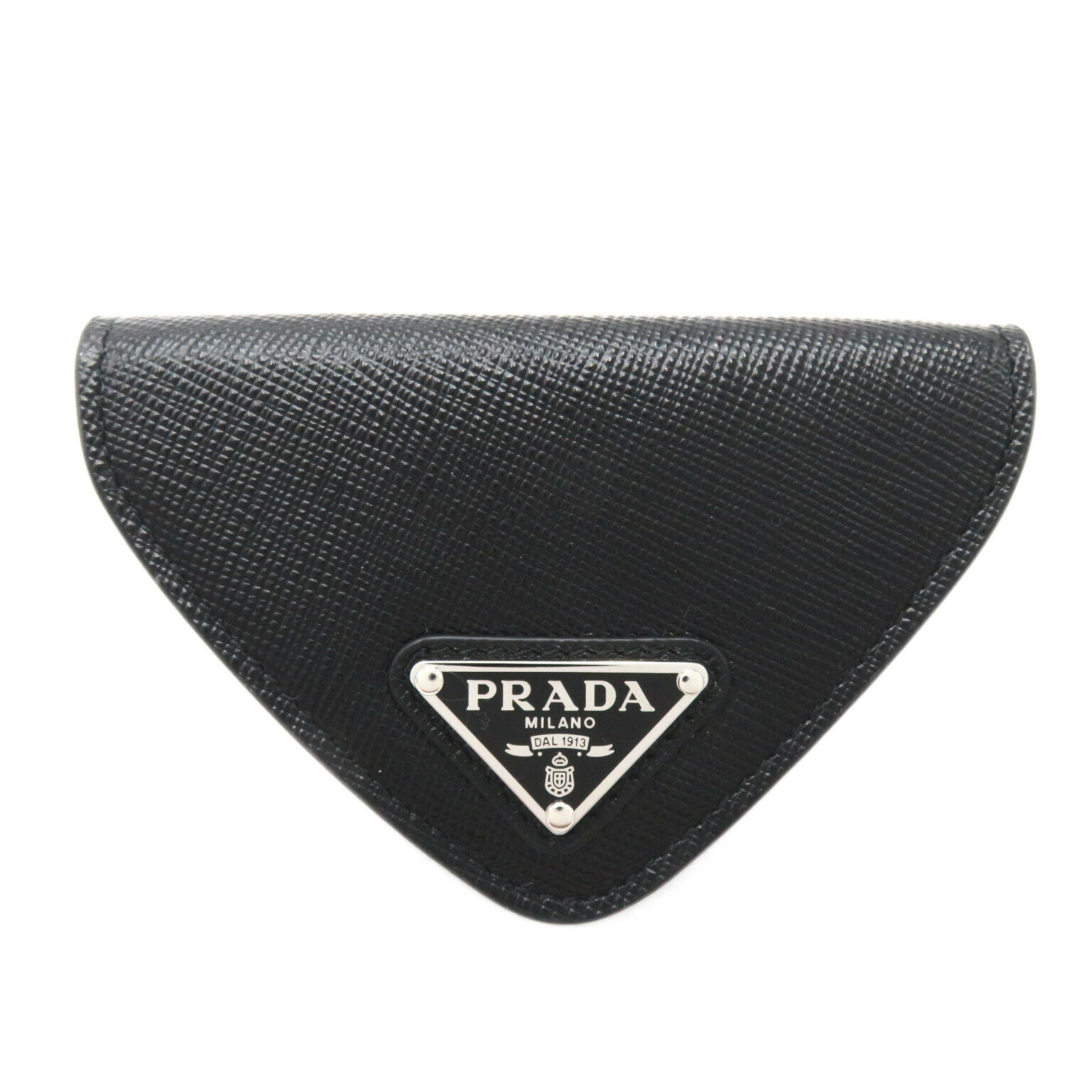 プラダ PRADA トライアングル コインケース コインケース 財布 サフィアーノレザー メンズ レディース ブラック系 NERO 2MM004QHHF0002 【新品】