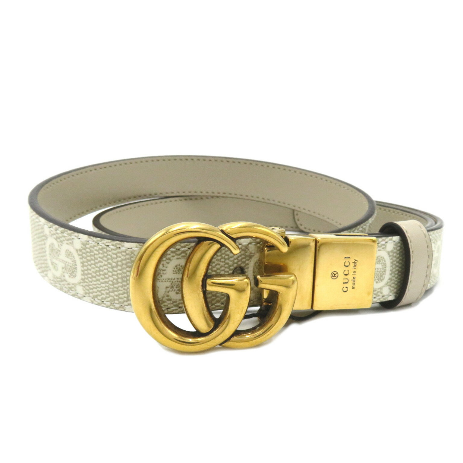 グッチ ベルト（レディース） グッチ GUCCI GGスプリーム ベルト ベルト 衣料品 PVCコーティングキャンバス GGスプリームキャンバス レディース ベージュ系 ベージュ/エボニー 659418FABY3976480 【新品】