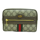 グッチ GUCCI ウエストバッグ ウエストバッグ バッグ キャンバス GGスプリーム レディース ブラウン系 / ベージュ系 517076 【中古】