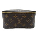 ルイ・ヴィトン LOUIS VUITTON キューブ ドゥ ランジュモンPM ポーチ バッグ PVCコーティングキャンバス モノグラム メンズ レディース ブラウン系 M43688 【中古】