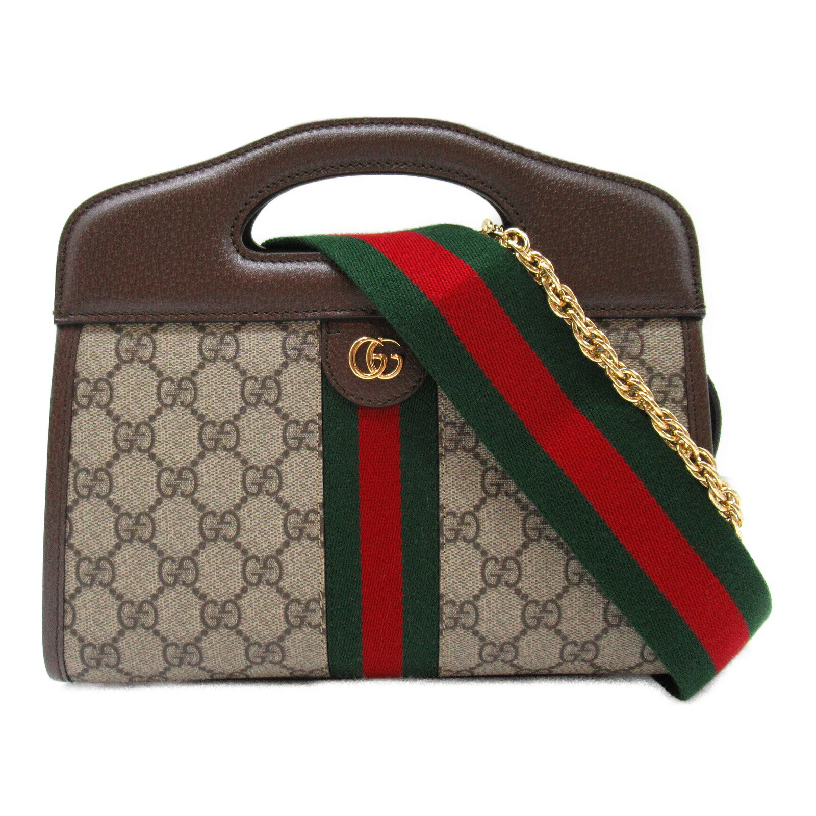 グッチ GUCCI 2wayショルダー バッグ 2wayショルダーバッグ バッグ キャンバス GGスプリーム レディース ベージュ系 ブラウン 【中古】