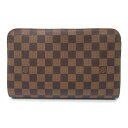 ルイ・ヴィトン LOUIS VUITTON サンルイ セカンドバッグ クラッチバッグ バッグ PVCコーティングキャンバス ダミエ メンズ ブラウン系 N51993 【中古】 2