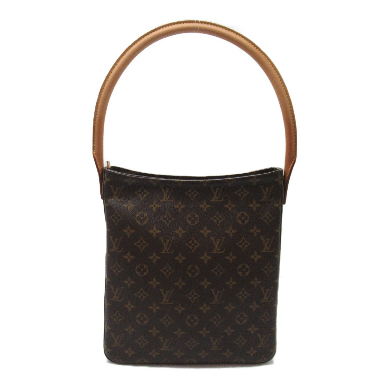 ルイ・ヴィトン LOUIS VUITTON ルーピング ショルダーバッグ バッグ PVCコーティングキャンバス モノグラム レディース ブラウン系 M51145 【中古】