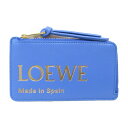 ロエベ ロエベ LOEWE カードケース カードケース アクセサリー カーフ（牛革） メンズ レディース ブルー系 CLE0Z40X015695 【新品】