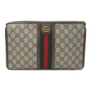 グッチ GUCCI クラッチバッグ セカンドバッグ クラッチバッグ バッグ GGキャンバス レディース ブラウン系 598234 【中古】