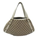 グッチ GUCCI トートバッグ トートバッグ バッグ GGキャンバス レディース ベージュ系 ホワイト 130736 【中古】