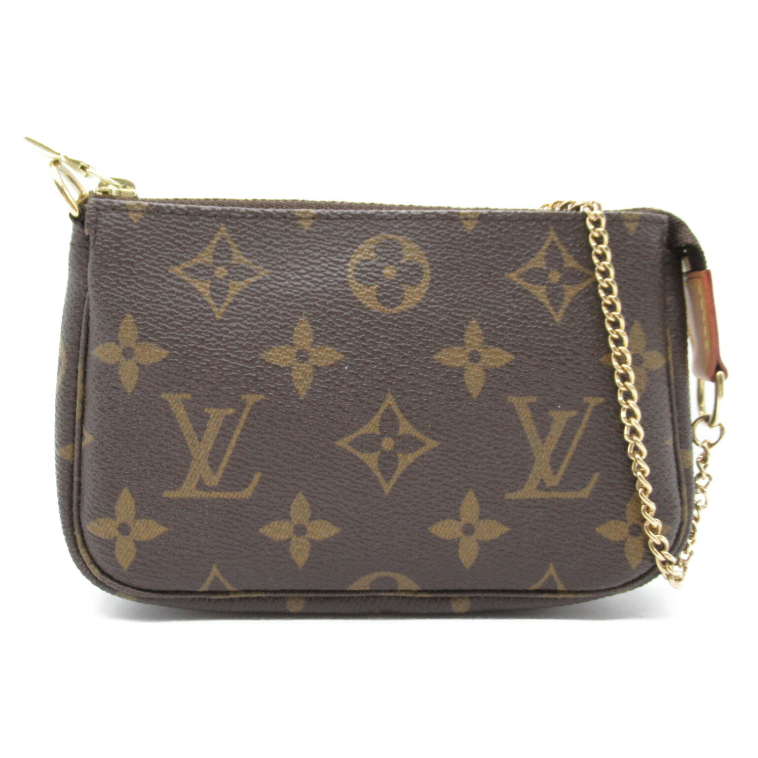 楽天BRANDOFF TOKYOルイ・ヴィトン LOUIS VUITTON ミニ ポシェット アクセソワール アクセサリーポーチ（取っ手あり） バッグ PVCコーティングキャンバス モノグラム レディース ブラウン系 M58009 【中古】