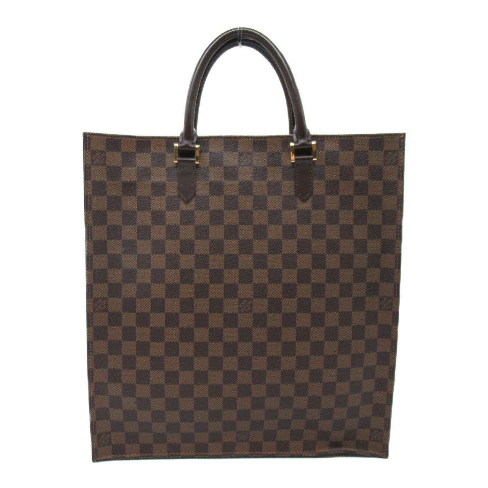 ルイ・ヴィトン LOUIS VUITTON サック プラ トートバッグ バッグ PVCコーティングキャンバス ダミエ レディース ブラウン系 N51140 【中古】